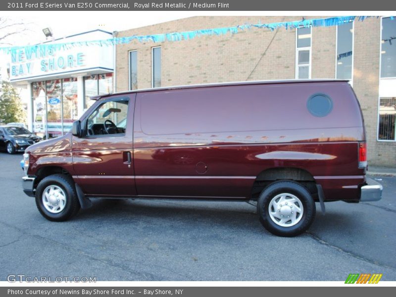 Royal Red Metallic / Medium Flint 2011 Ford E Series Van E250 Commercial