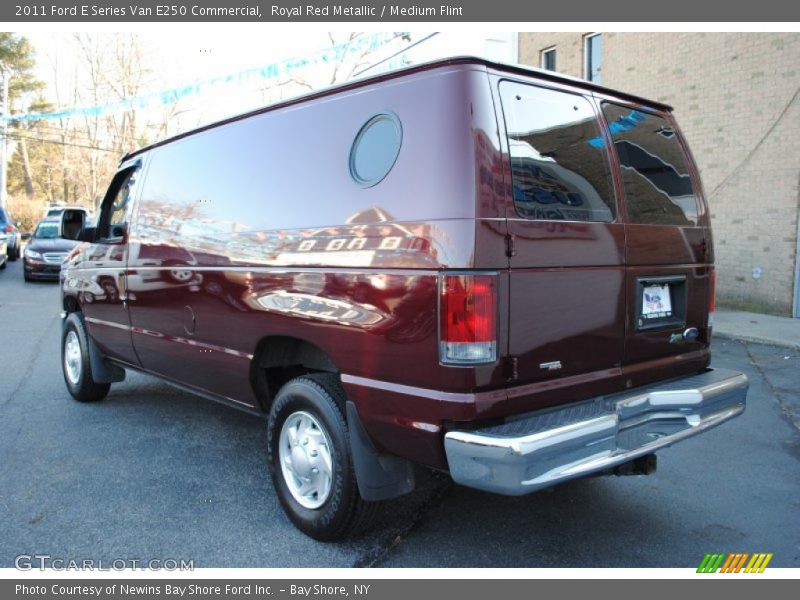Royal Red Metallic / Medium Flint 2011 Ford E Series Van E250 Commercial