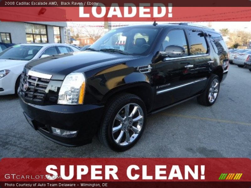 Black Raven / Ebony 2008 Cadillac Escalade AWD