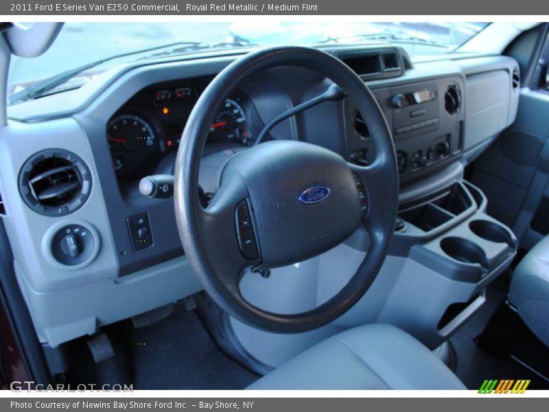 Royal Red Metallic / Medium Flint 2011 Ford E Series Van E250 Commercial