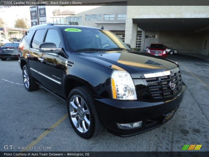 Black Raven / Ebony 2008 Cadillac Escalade AWD