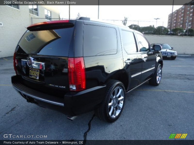 Black Raven / Ebony 2008 Cadillac Escalade AWD