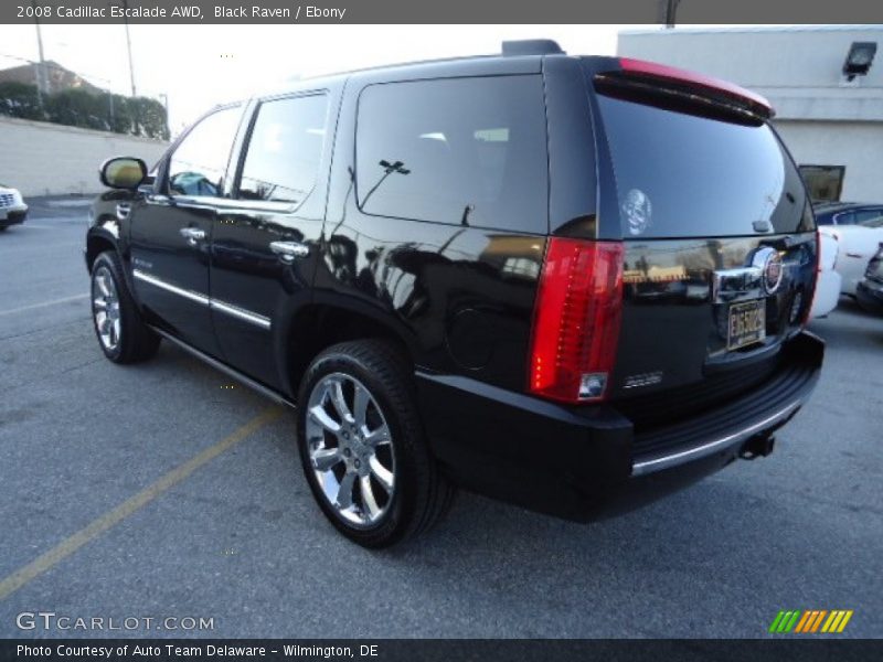 Black Raven / Ebony 2008 Cadillac Escalade AWD