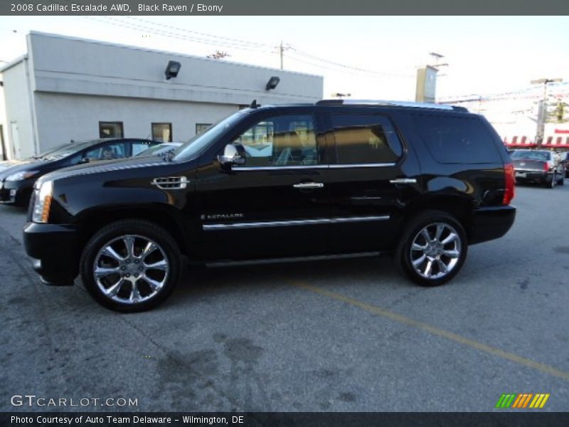 Black Raven / Ebony 2008 Cadillac Escalade AWD