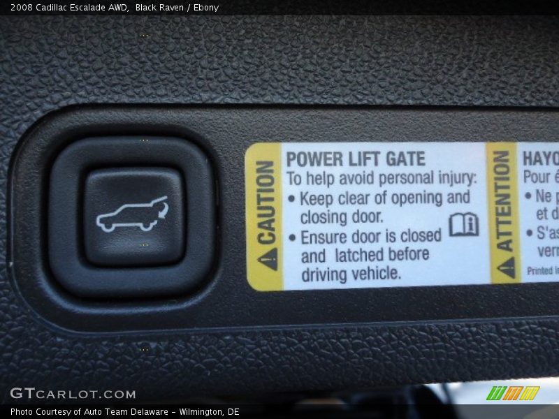Black Raven / Ebony 2008 Cadillac Escalade AWD