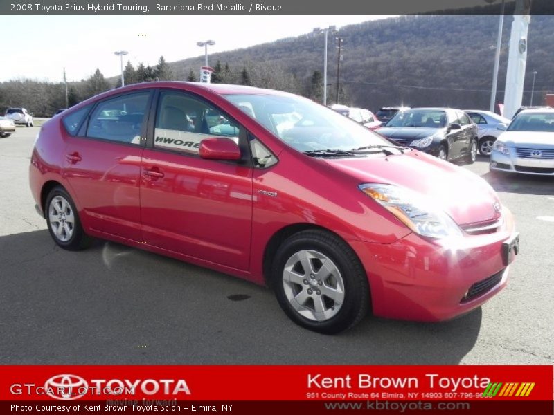Barcelona Red Metallic / Bisque 2008 Toyota Prius Hybrid Touring