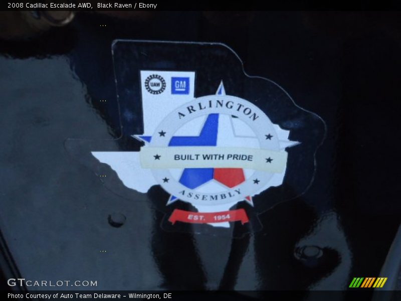 Black Raven / Ebony 2008 Cadillac Escalade AWD