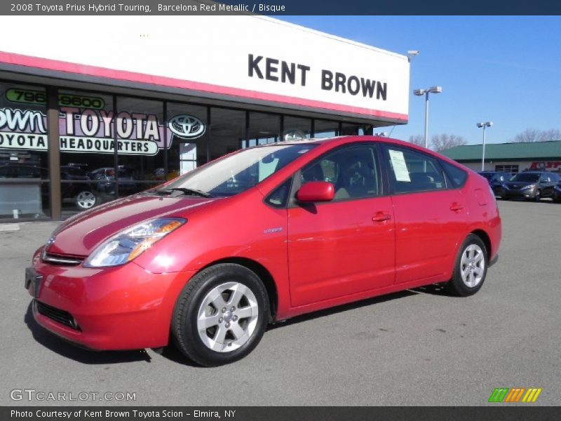 Barcelona Red Metallic / Bisque 2008 Toyota Prius Hybrid Touring