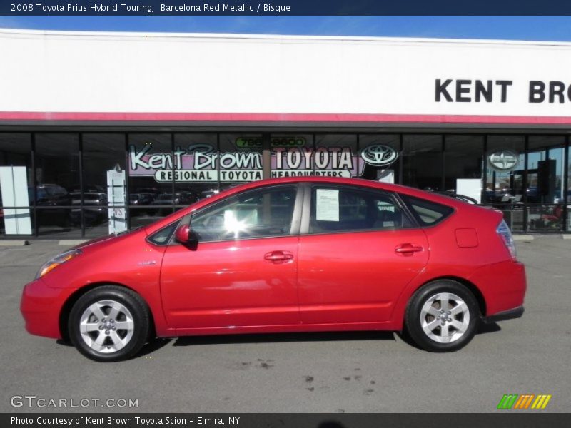 Barcelona Red Metallic / Bisque 2008 Toyota Prius Hybrid Touring