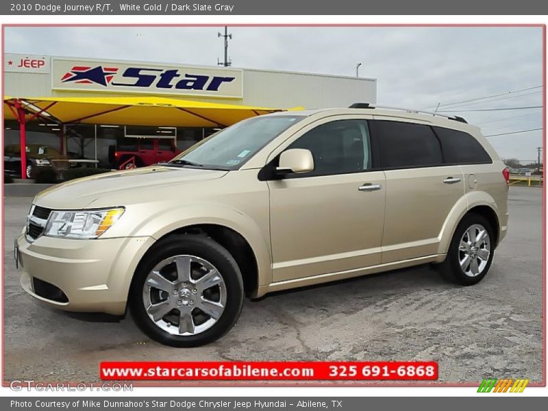 White Gold / Dark Slate Gray 2010 Dodge Journey R/T