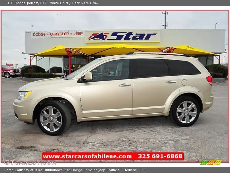 White Gold / Dark Slate Gray 2010 Dodge Journey R/T