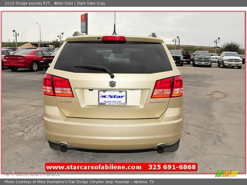 White Gold / Dark Slate Gray 2010 Dodge Journey R/T