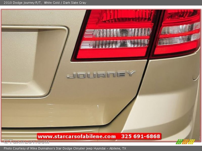 White Gold / Dark Slate Gray 2010 Dodge Journey R/T