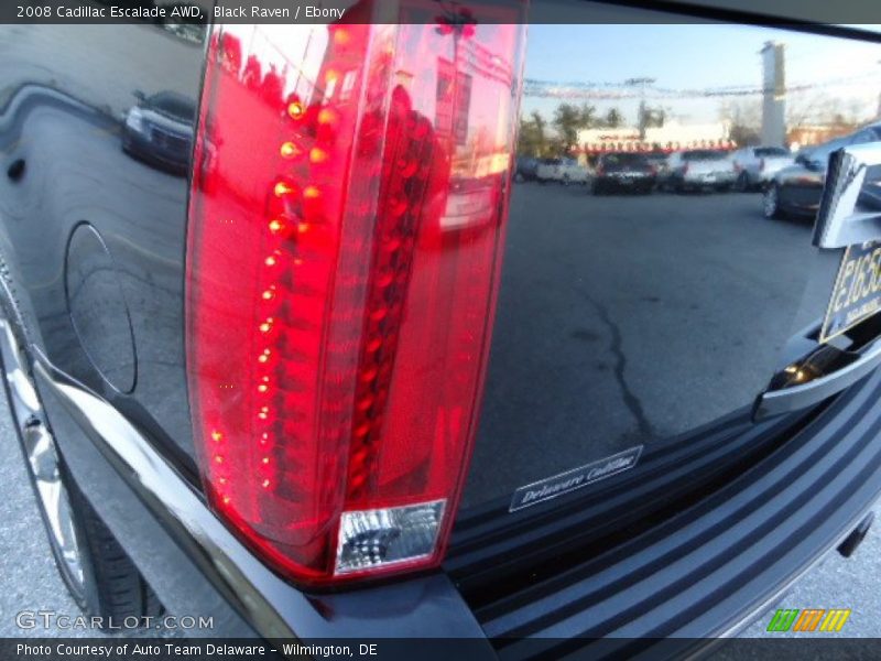 Black Raven / Ebony 2008 Cadillac Escalade AWD