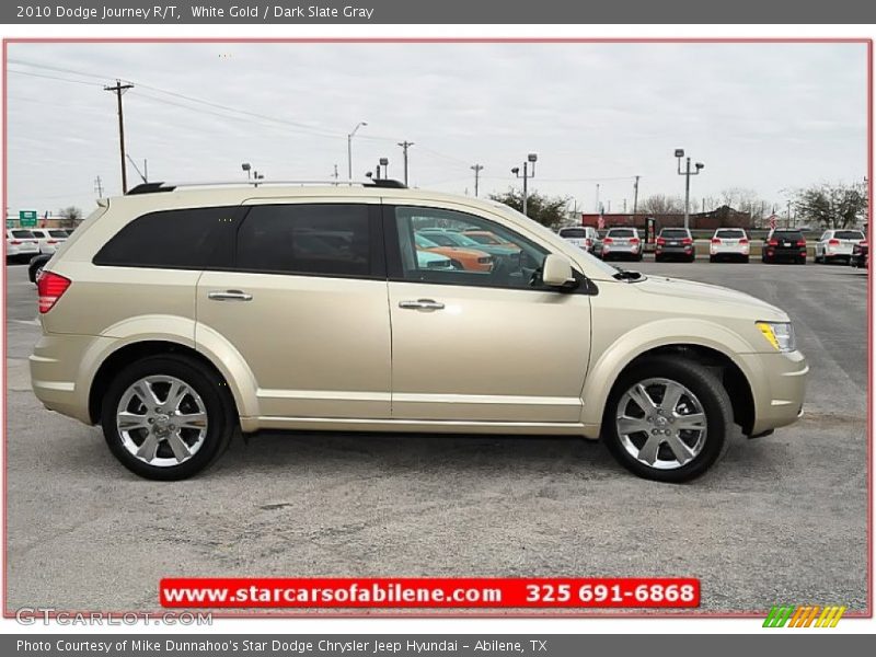 White Gold / Dark Slate Gray 2010 Dodge Journey R/T