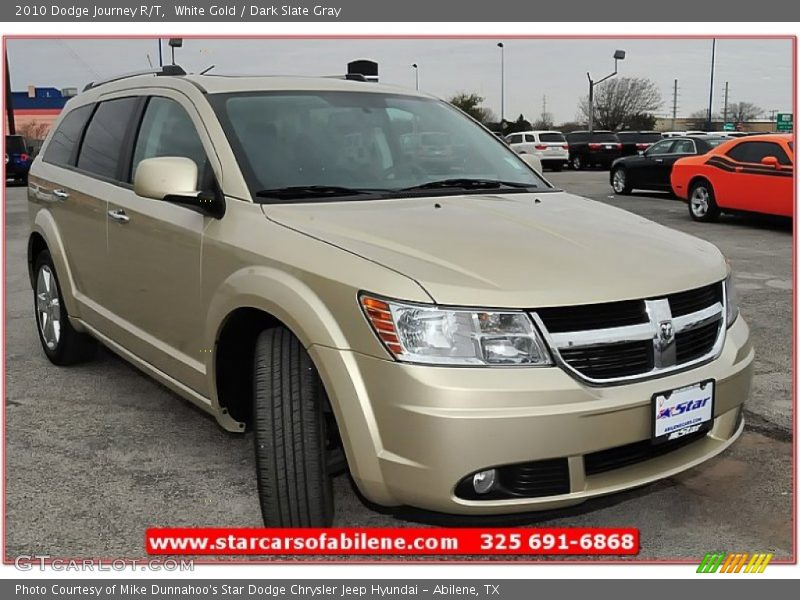 White Gold / Dark Slate Gray 2010 Dodge Journey R/T