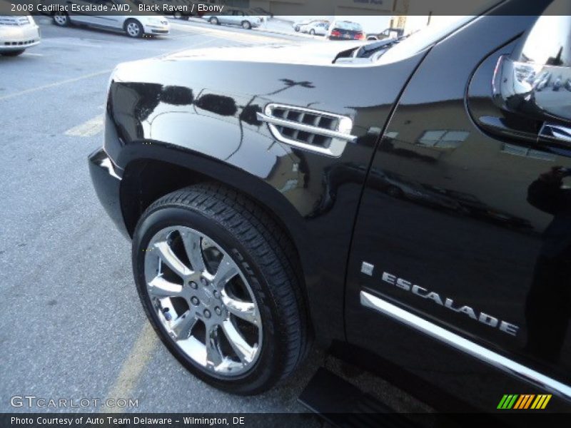 Black Raven / Ebony 2008 Cadillac Escalade AWD