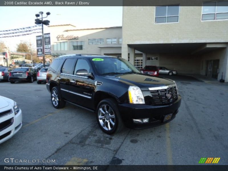 Black Raven / Ebony 2008 Cadillac Escalade AWD