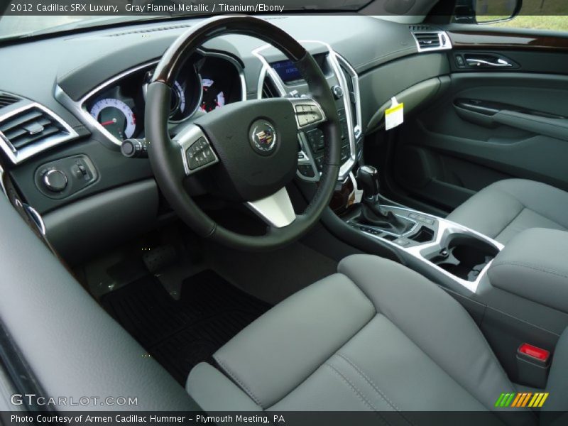 Gray Flannel Metallic / Titanium/Ebony 2012 Cadillac SRX Luxury