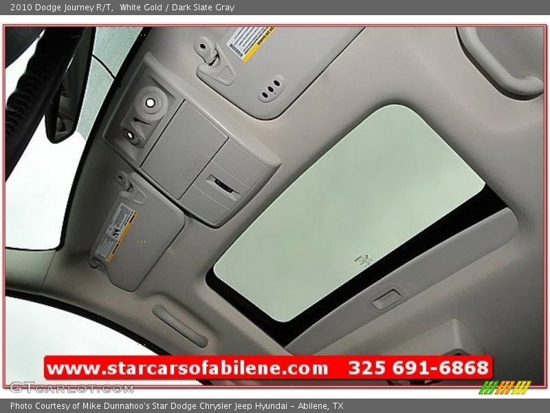 White Gold / Dark Slate Gray 2010 Dodge Journey R/T