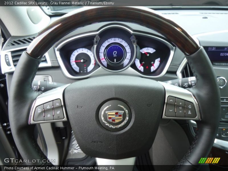 Gray Flannel Metallic / Titanium/Ebony 2012 Cadillac SRX Luxury