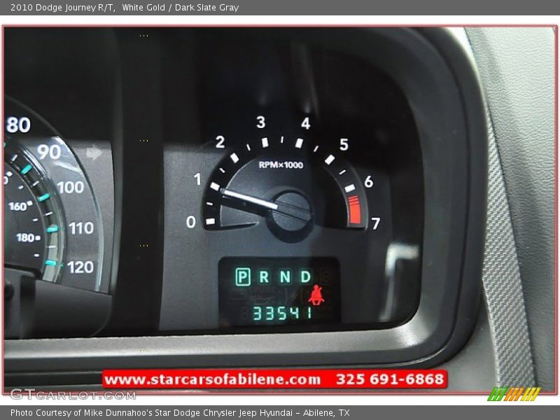 White Gold / Dark Slate Gray 2010 Dodge Journey R/T