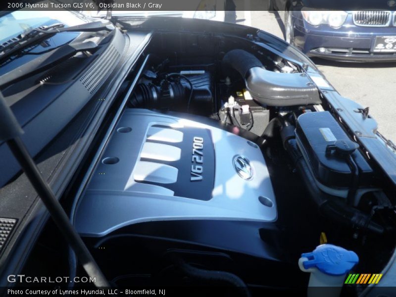 Obsidian Black / Gray 2006 Hyundai Tucson GLS V6