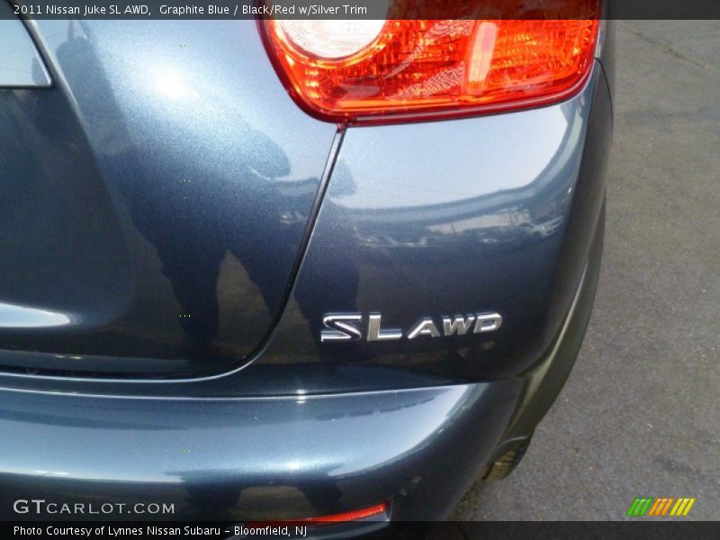 Graphite Blue / Black/Red w/Silver Trim 2011 Nissan Juke SL AWD