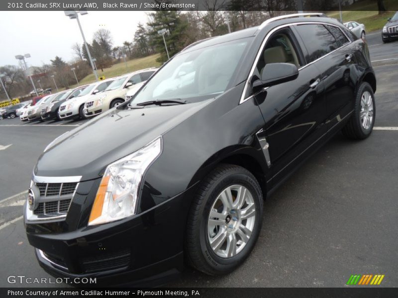 Black Raven / Shale/Brownstone 2012 Cadillac SRX Luxury AWD