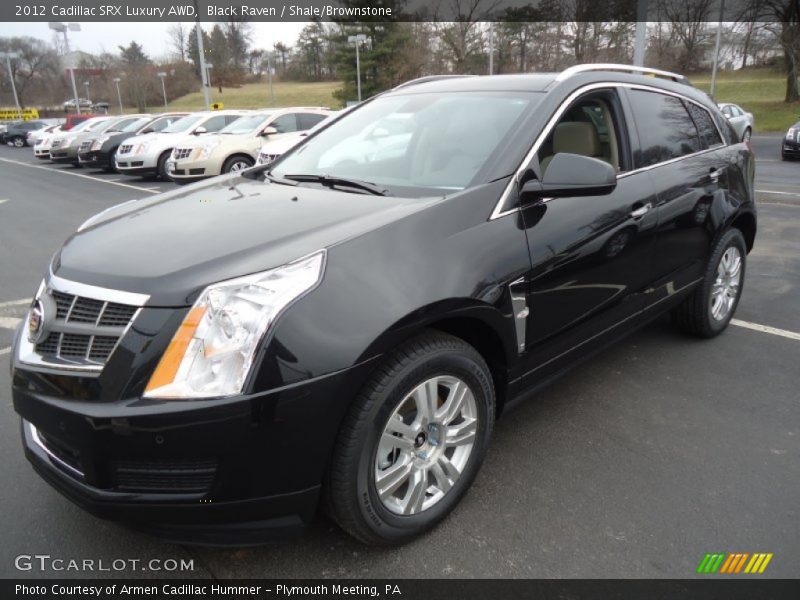Black Raven / Shale/Brownstone 2012 Cadillac SRX Luxury AWD