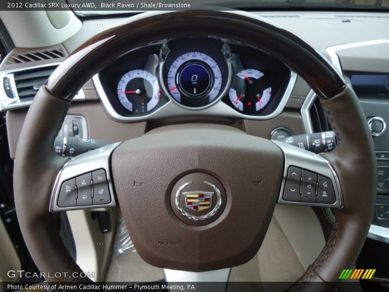 Black Raven / Shale/Brownstone 2012 Cadillac SRX Luxury AWD