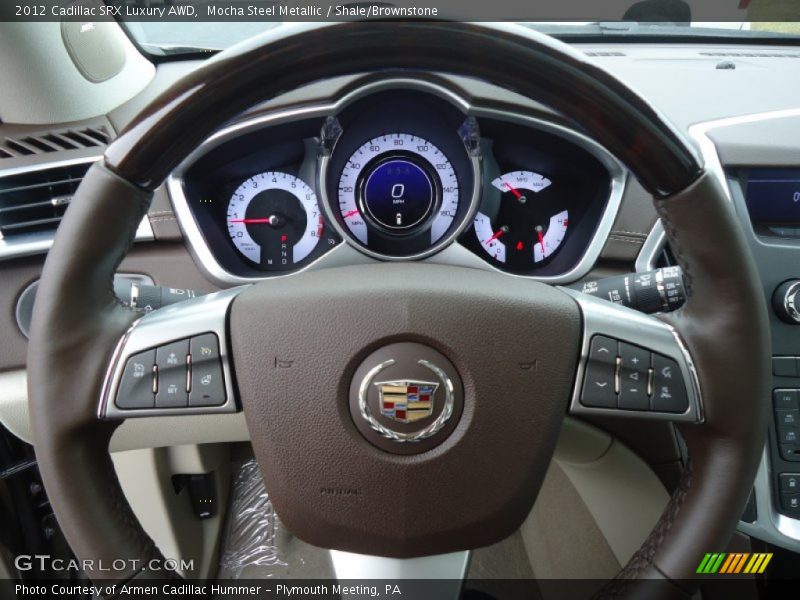 Mocha Steel Metallic / Shale/Brownstone 2012 Cadillac SRX Luxury AWD