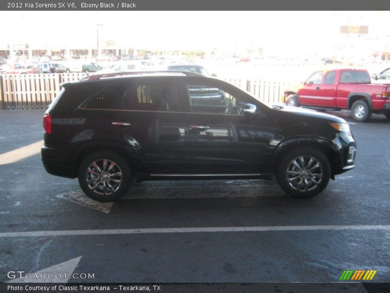 Ebony Black / Black 2012 Kia Sorento SX V6