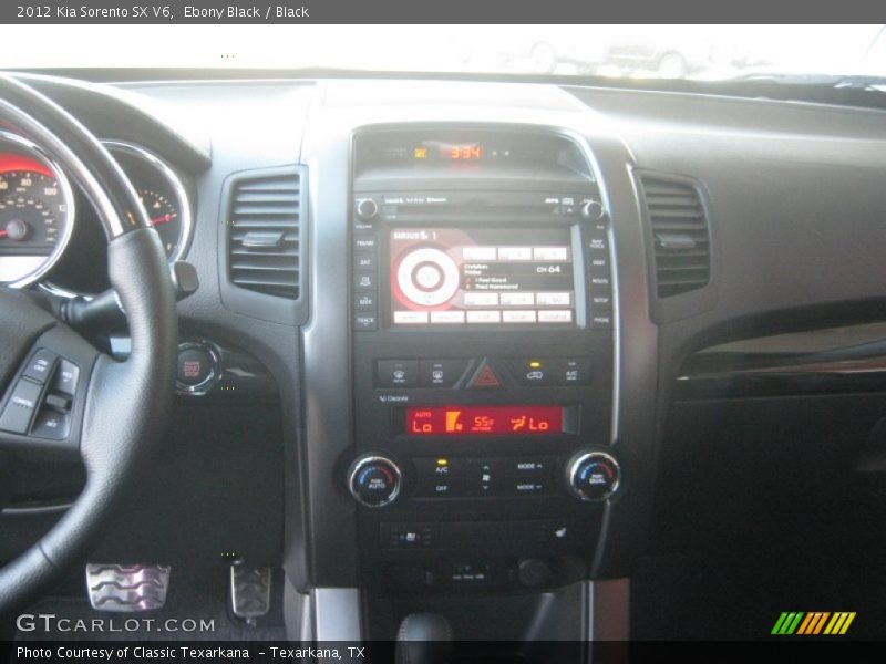 Ebony Black / Black 2012 Kia Sorento SX V6