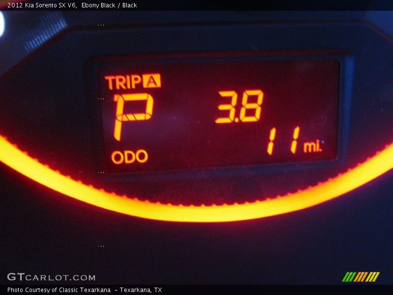 Ebony Black / Black 2012 Kia Sorento SX V6