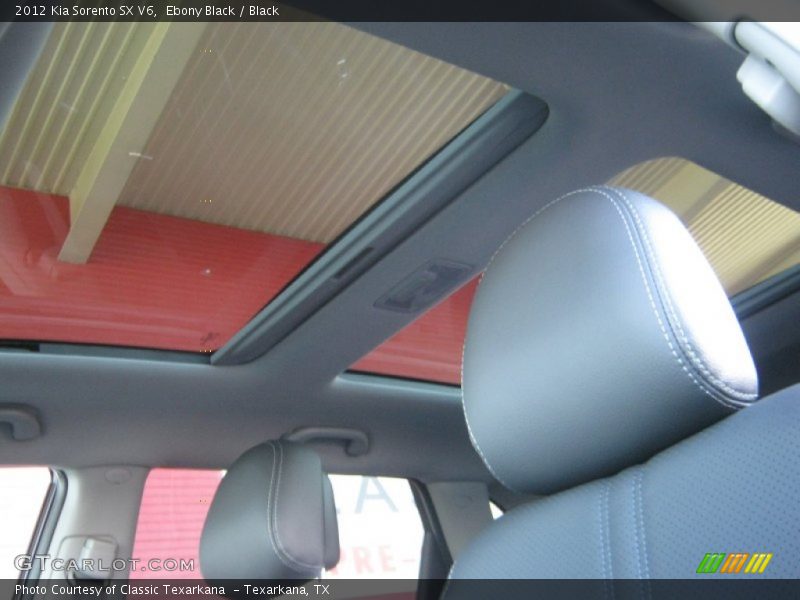 Ebony Black / Black 2012 Kia Sorento SX V6