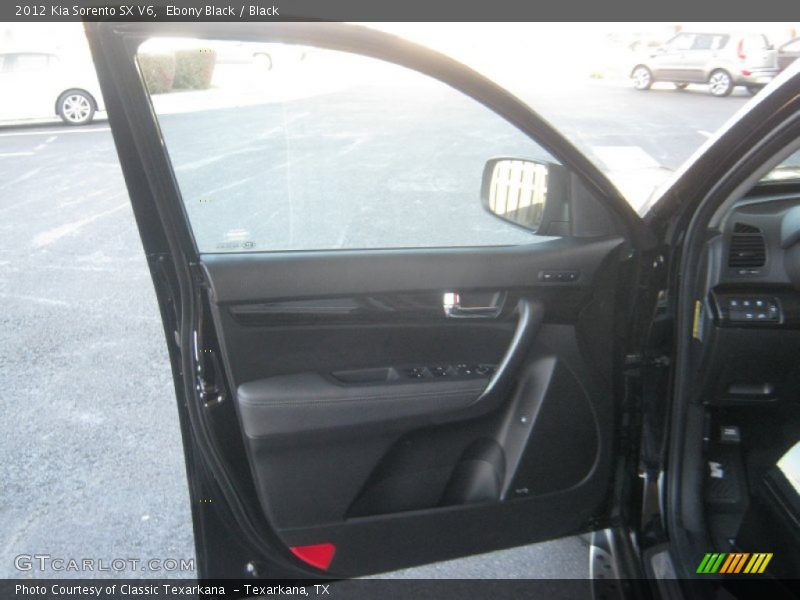 Ebony Black / Black 2012 Kia Sorento SX V6