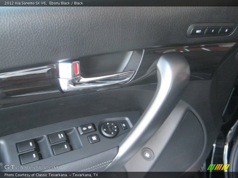 Ebony Black / Black 2012 Kia Sorento SX V6