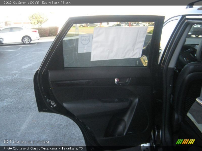 Ebony Black / Black 2012 Kia Sorento SX V6