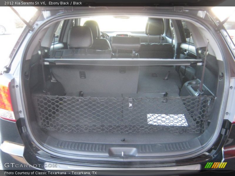 Ebony Black / Black 2012 Kia Sorento SX V6