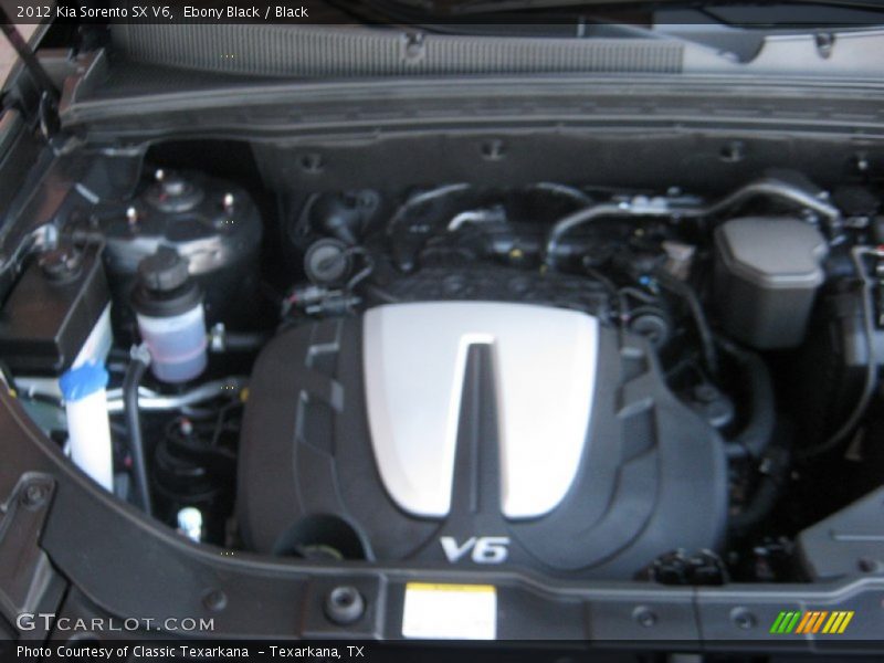 Ebony Black / Black 2012 Kia Sorento SX V6