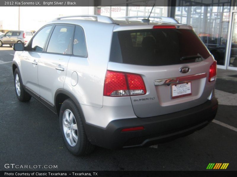 Bright Silver / Black 2012 Kia Sorento LX