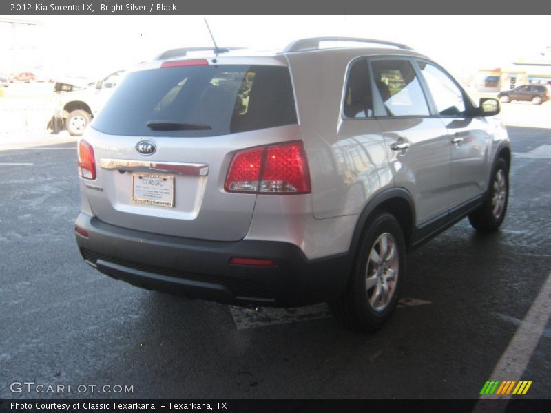 Bright Silver / Black 2012 Kia Sorento LX