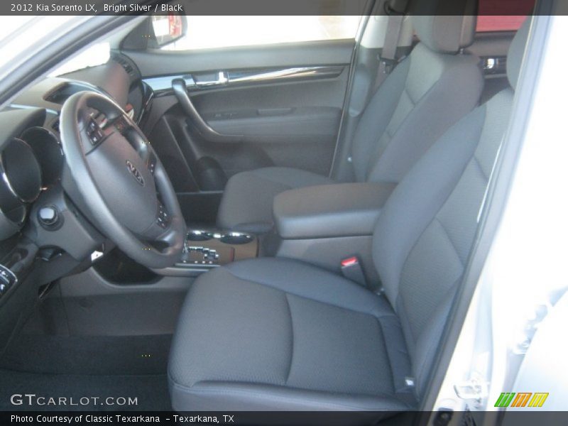 Bright Silver / Black 2012 Kia Sorento LX