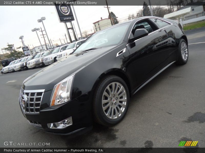 Black Raven / Ebony/Ebony 2012 Cadillac CTS 4 AWD Coupe