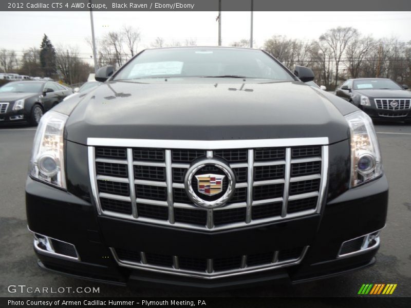 Black Raven / Ebony/Ebony 2012 Cadillac CTS 4 AWD Coupe