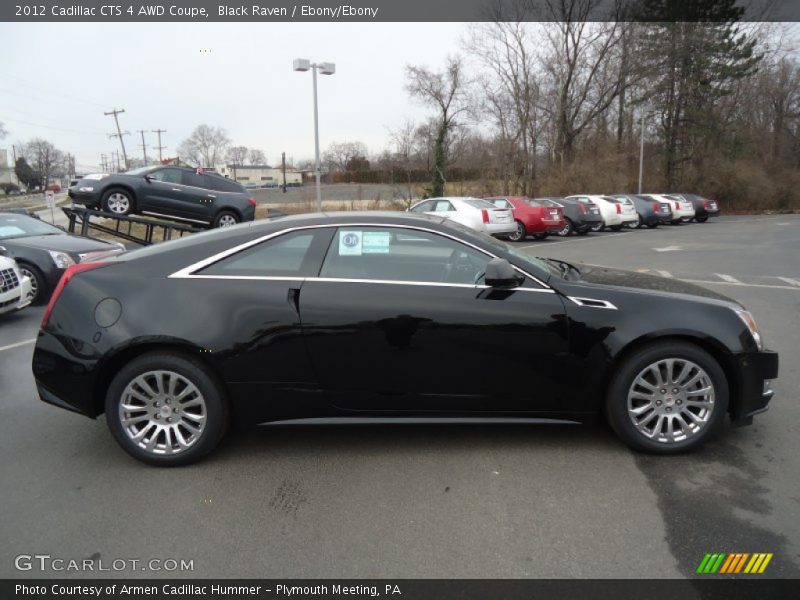 Black Raven / Ebony/Ebony 2012 Cadillac CTS 4 AWD Coupe