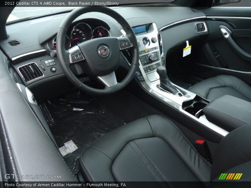 Black Raven / Ebony/Ebony 2012 Cadillac CTS 4 AWD Coupe