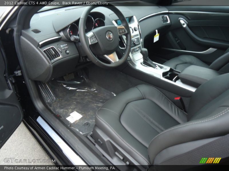 Black Raven / Ebony/Ebony 2012 Cadillac CTS 4 AWD Coupe