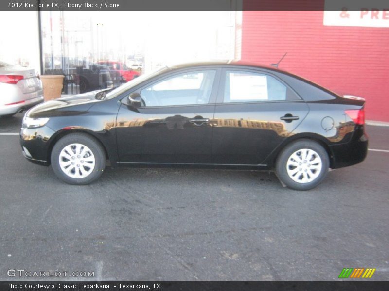 Ebony Black / Stone 2012 Kia Forte LX